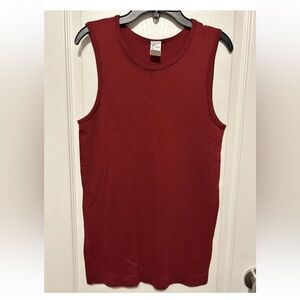 ZYIA Active 814M Brick Ribbed Parallel Stretch Tank Top  Workout NWT Medium